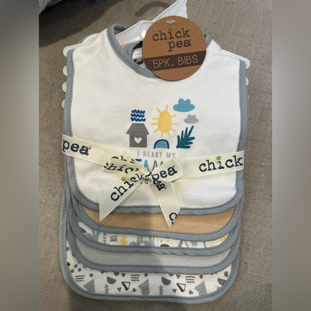 Chickpea bibs 5 pack